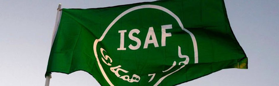Grün-weiße ISAF-Flagge zur NATO zurückgekehrt
