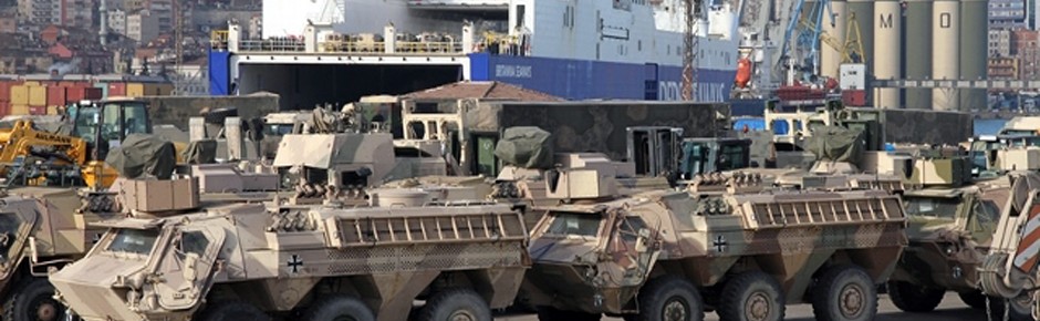 „Britannia Seaways“ brachte letztes Material aus Afghanistan