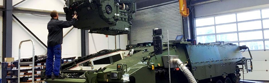 Ersatzteile und Sonderwerkzeuge für Schützenpanzer Puma