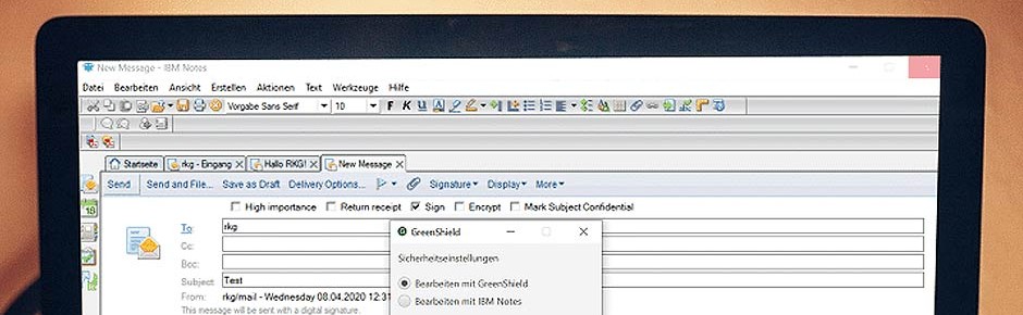 E-Mail-Sicherheitssoftware GreenShield für die Bundeswehr
