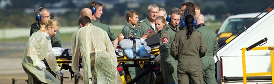 Bundeswehr hilft verwundeten ukrainischen Soldaten