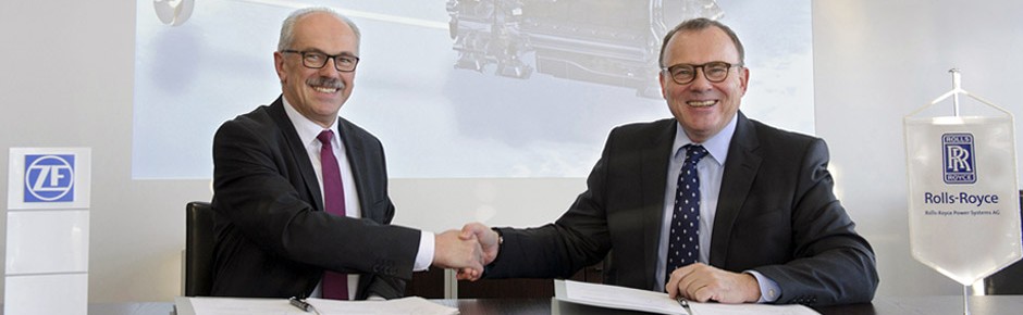 Rolls-Royce und ZF streben gemeinsam Zukunftsziele an
