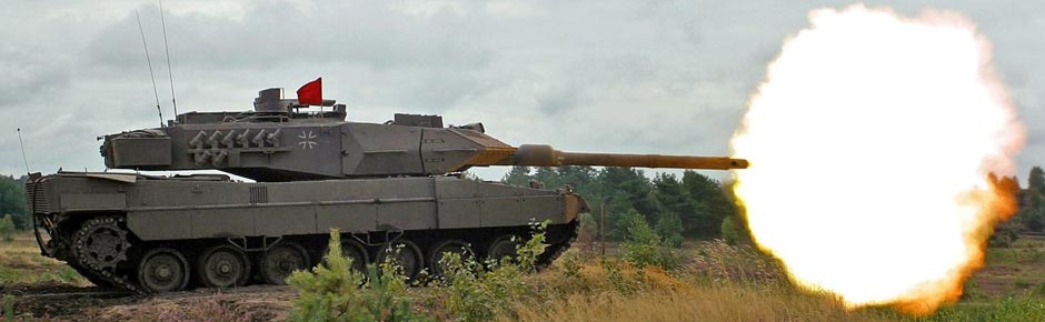 Moderne Übungsmunition DM88 für Kampfpanzer Leopard 2