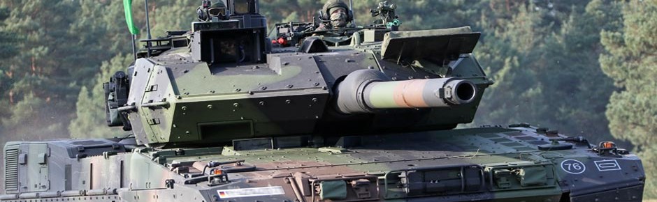 Neue Kampfpanzer Leopard 2 A7V für die „Thüringer Löwen“