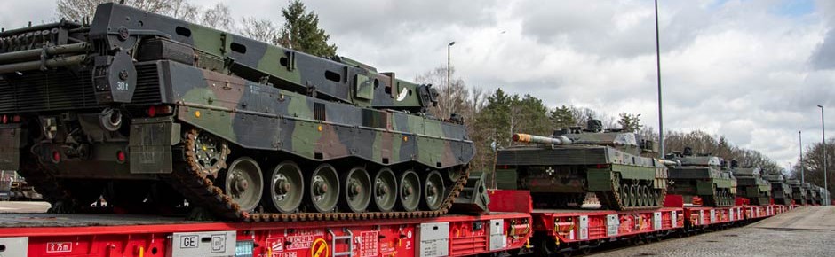 18 Kampfpanzer Leopard 2 A6 an die Ukraine übergeben